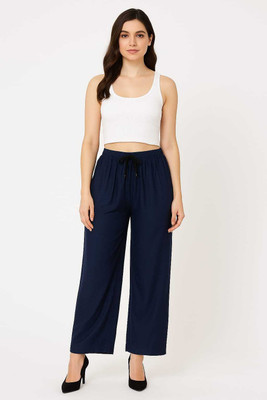 Lexie Comfort Fit Women Blue Trousers