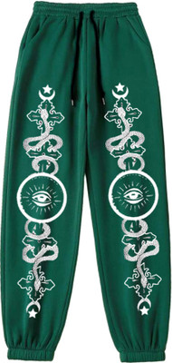 TABADTOD ENTERPRISES Graphic Print Women Green Track Pants