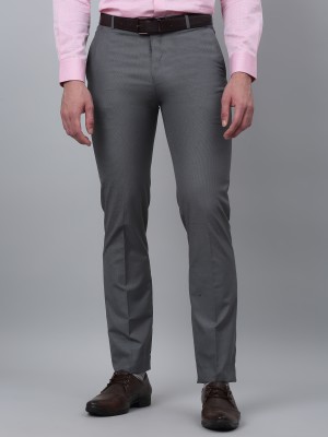 CANTABIL Regular Fit Men Grey Trousers