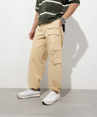 Kook N Keech Regular Fit Men Khaki Trousers