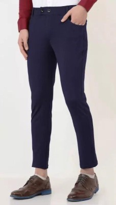 ynam Slim Fit, Regular Fit Men Blue Trousers