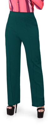 PINKLIT Regular Fit Women Green Trousers