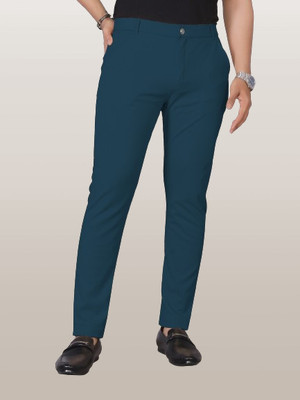 Radhedesignig Relaxed Men Light Green Trousers
