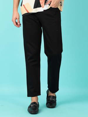 V-MART Regular Fit Men Black Trousers