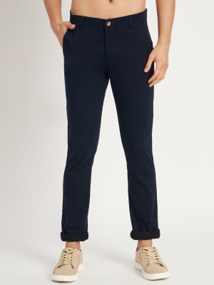 RAGZO Regular Fit Men Dark Blue Trousers