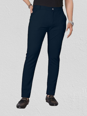 Nortex Regular Fit Men Blue Trousers