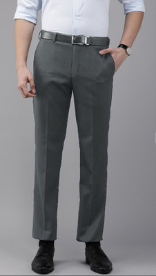 AD & AV Regular Fit Men Grey Trousers
