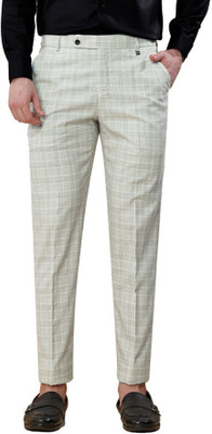 french crown Regular Fit Men Grey Trousers
