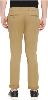 BASICS Tapered Men Khaki Trousers