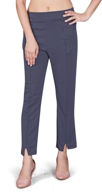 STF THE FASHION ICON Regular Fit Women Grey Trousers