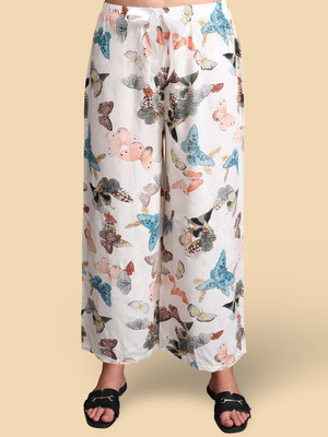 Bamboo Breeze Flared Women Multicolor Trousers