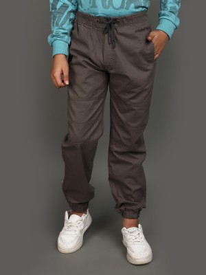 V-MART Regular Fit Boys Brown Trousers