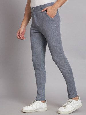 Trendy Mart Regular Fit Men Light Blue Trousers