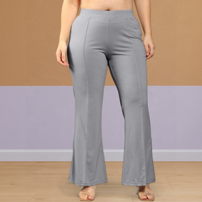 Anitafashion Loose Fit Women Grey Trousers