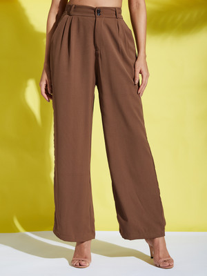 Aahwan Relaxed Women Brown Trousers