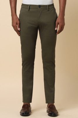 Allen Solly Slim Fit Men Green Trousers