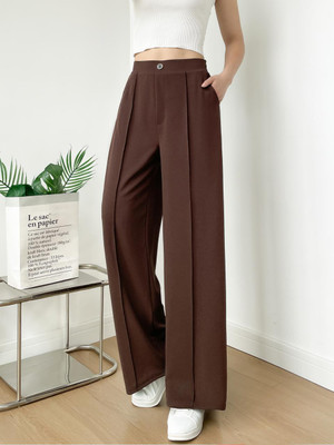 Lugo Regular Fit Women Brown Trousers