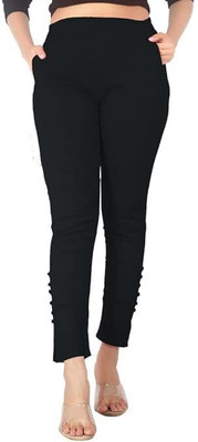 ATTIPATI Ankle Length Ethnic Wear Legging(Red, Solid)