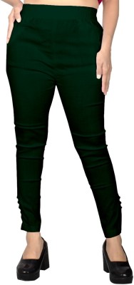 Fashion Gallery Regular Fit Women Green Trousers