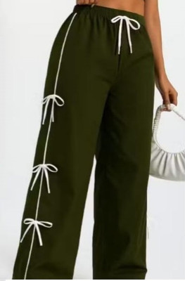 MCLOOKS Comfort Fit Women Green Trousers