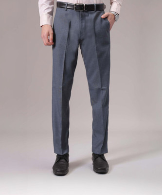 The Indian Garage Co. Regular Fit Men Grey Trousers