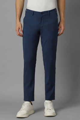 Allen Solly Slim Fit Men Blue Trousers