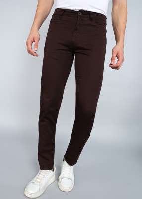 PROVOGUE Slim Fit Men Grey Trousers