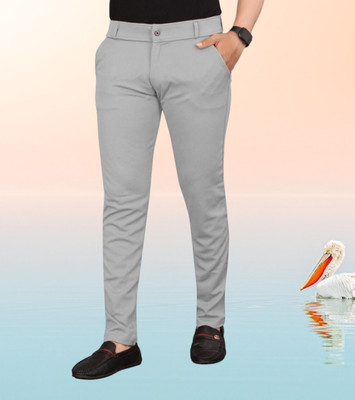 STYROVA Solid Men Grey Track Pants