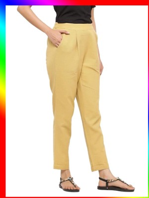 Lercrus Relaxed Women Beige Trousers