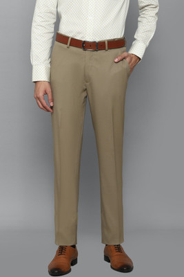 LOUIS PHILIPPE Slim Fit Men Khaki Trousers