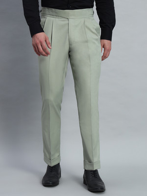 FASHIONEMPIRE Regular Fit Men Light Green Trousers