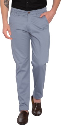 b blue bird Slim Fit Men Light Blue Trousers