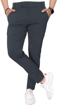 WOMEN MODE Comfort Fit Men Grey Trousers