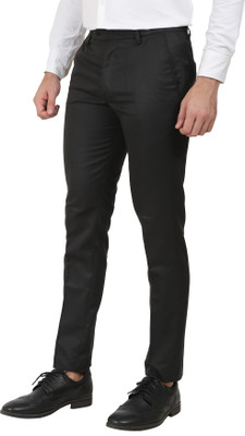 MarcNTailor Tapered Men Black Trousers