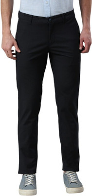 Raavi By Gaurav Regular Fit Men Black Trousers