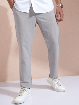 HIGHLANDER Regular Fit Men Grey Trousers