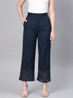Juniper Relaxed Women Dark Blue Trousers