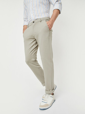 MAX Regular Fit Men Green Trousers