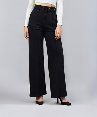 CHEMISTRY Women Black Trousers