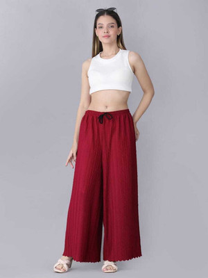 Tannu Fashion Straight Fit Women Dark Blue Trousers