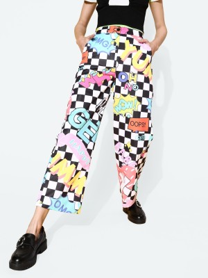 THE DRY STATE Relaxed Women Multicolor Trousers