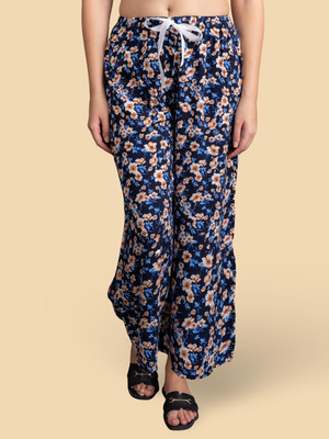 Bamboo Breeze Flared Women Multicolor Trousers