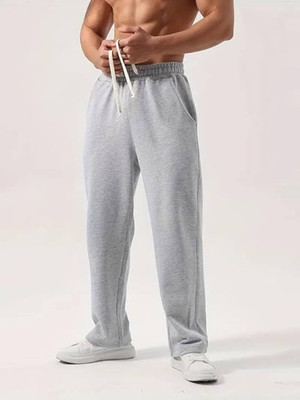 WEVOK WEAR Relaxed Men Grey Trousers