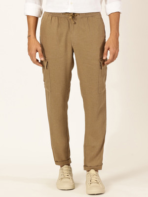 THOMAS SCOTT Relaxed Men Khaki Trousers