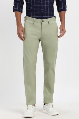 PETER ENGLAND Regular Fit Men Beige Trousers