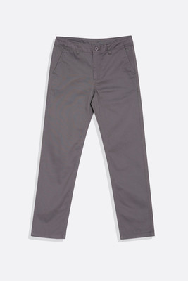 Allen Solly Slim Fit Boys Grey Trousers