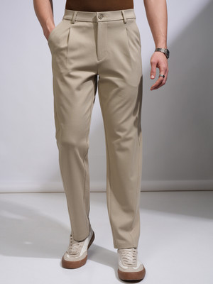 HIGHLANDER Relaxed Men Beige Trousers