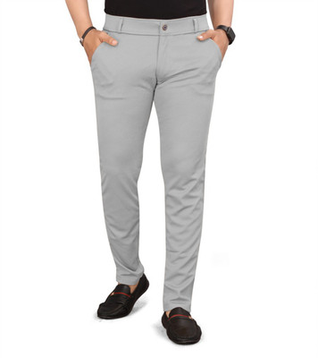 Style sync Comfort Fit Men Grey Trousers