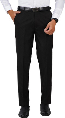 McHenry Regular Fit Men Black Trousers