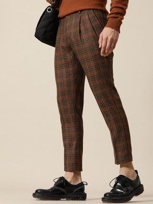 Mr Bowerbird Regular Fit Men Red Trousers